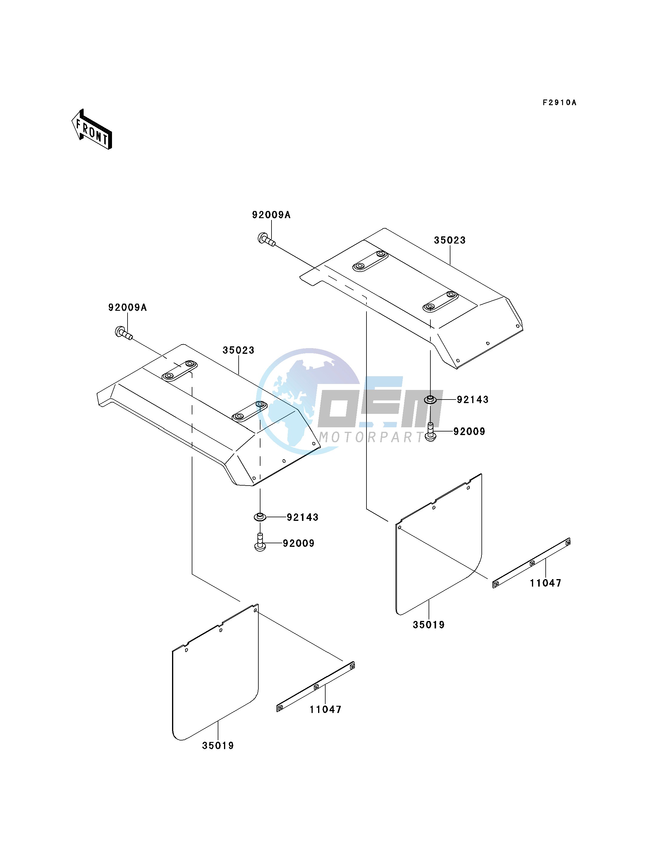 ACCESSORY-- REAR FENDER- -