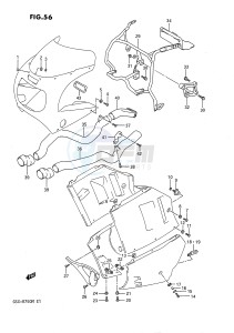 GSX-R750 (E1) drawing COWLING FITTING SET