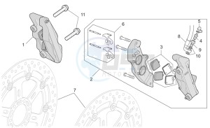 MGS-01 Corsa 1200 1380 drawing Front brake caliper