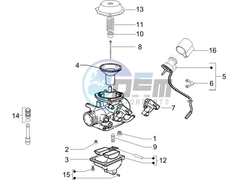 Carburetors components