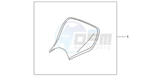 CBR1000RR9 Korea - (KO / MME SPC) drawing E-SEAT