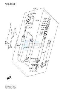 RM-Z250 EU drawing FRONT FORK DAMPER