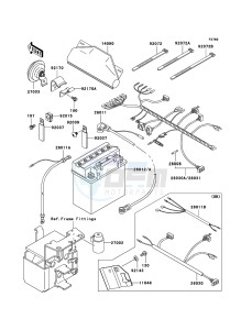 KLF300 4x4 KLF300-C17 EU GB drawing Chassis Electrical Equipment