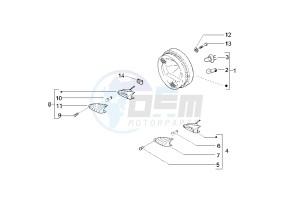 Beverly 500 drawing Head lamp