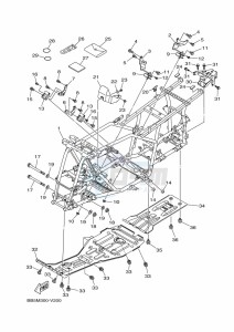 YFM450FWBD KODIAK 450 (BB5M) drawing FRAME