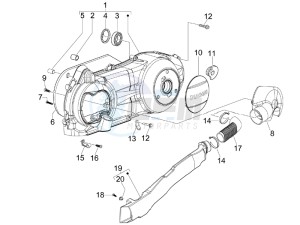 Fly 150 4t (USA) USA drawing Crankcase cover - Crankcase cooling