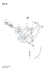 DL1000 (E28) V-Strom drawing WATER PUMP