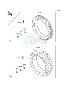 ER-6f ABS EX650B7F GB XX (EU ME A(FRICA) drawing Tires