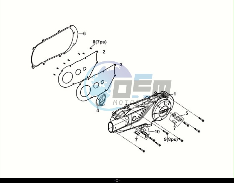 L. CRANK CASE COVER