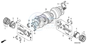 GL18009 Europe Direct - (ED) drawing CRANKSHAFT/PISTON