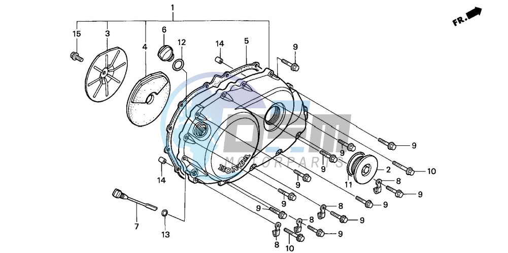 RIGHT CRANKCASE COVER