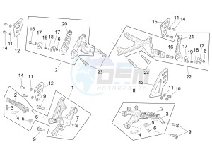 RSV4 1000 Racing Factory L.E. (EMEA) (EU, GB) drawing Foot rests