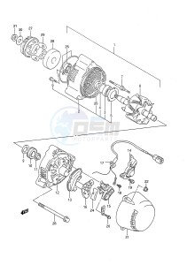 GSX-R750 (E28) drawing ALTERNATOR