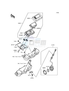 KLX450R KLX450AEF EU drawing Meter(s)