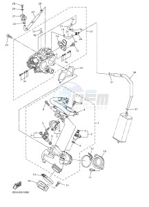 XVS950XR-A SCR950 SCR950 (BL34) drawing INTAKE 1