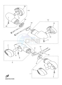 WR250R (32DN) drawing FLASHER LIGHT