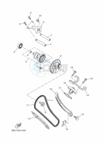 MT125 MTN125-A (BSU1) drawing CAMSHAFT & CHAIN