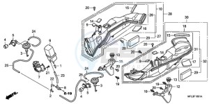 CBR1000RA9 UK - (E / ABS MKH MME REP) drawing AIR INTAKE DUCT/SOLENOID VALVE