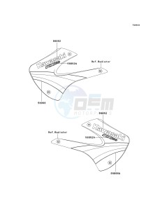 KX 100 D [KX100] (D1-D5) [KX100] drawing DECALS-- D5- -