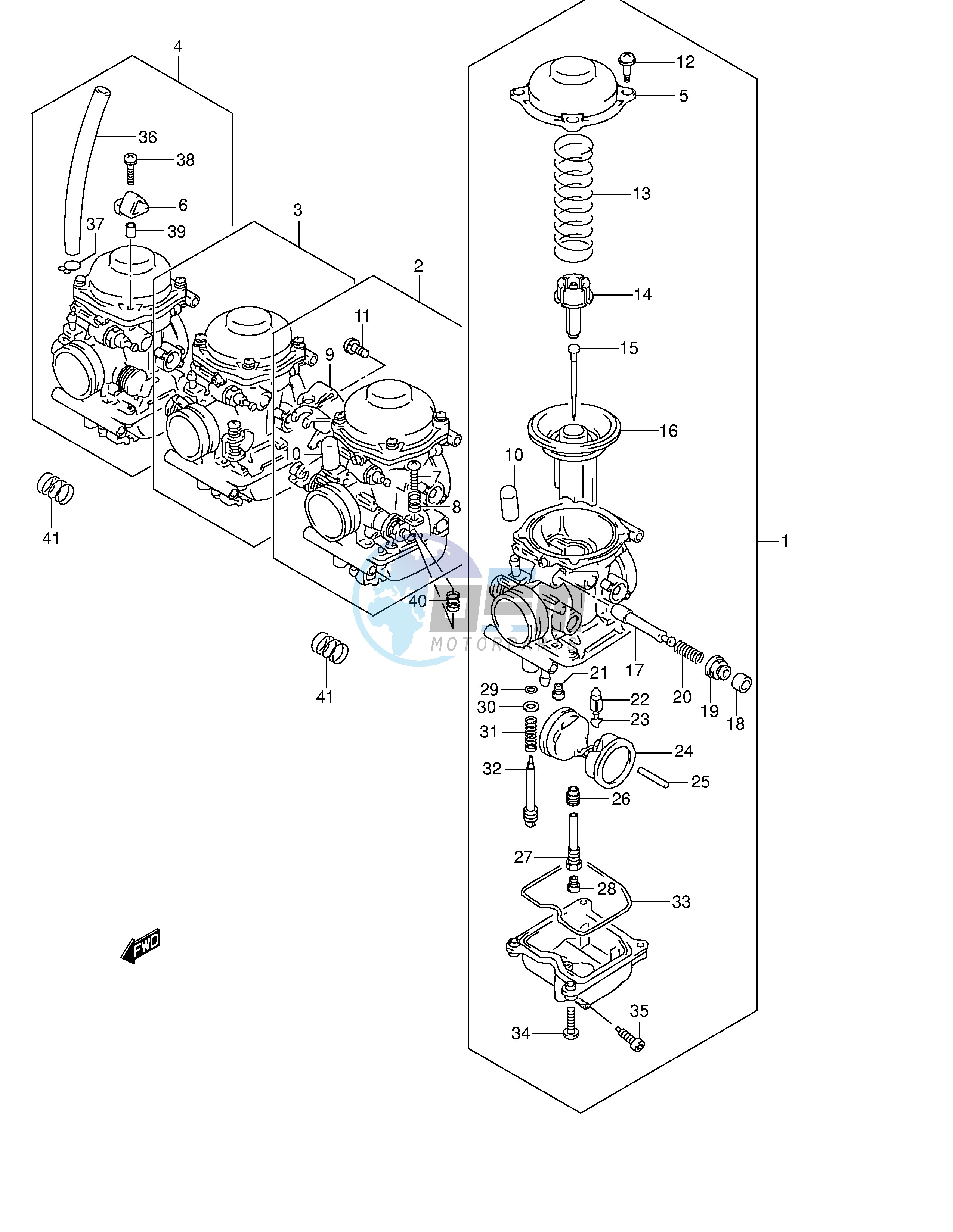 CARBURETOR (MODEL K3)