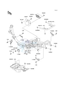 AN 110 C (C6-C7) drawing FRAME FITTINGS