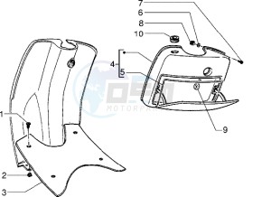 Zip 50 SP drawing Front glove compartment