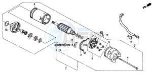 VT750C2 drawing STARTING MOTOR