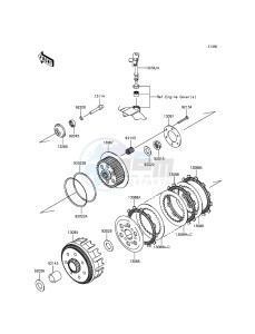 NINJA_250SL BX250AFF XX (EU ME A(FRICA) drawing Clutch