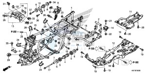 TRX420FA6H Europe Direct - (ED) drawing FRAME BODY