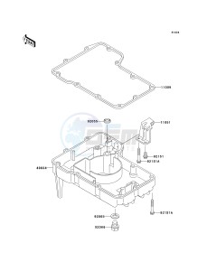 ZX 600E [ZX-6 NINJA ZZR 600] (E10-E13 E13 CAN ONLY) ZZR 600 drawing OIL PAN