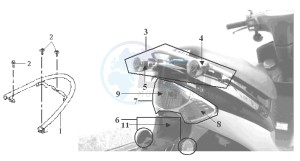 DD50 FIX E2 drawing REAR LUGGAGE FRAME