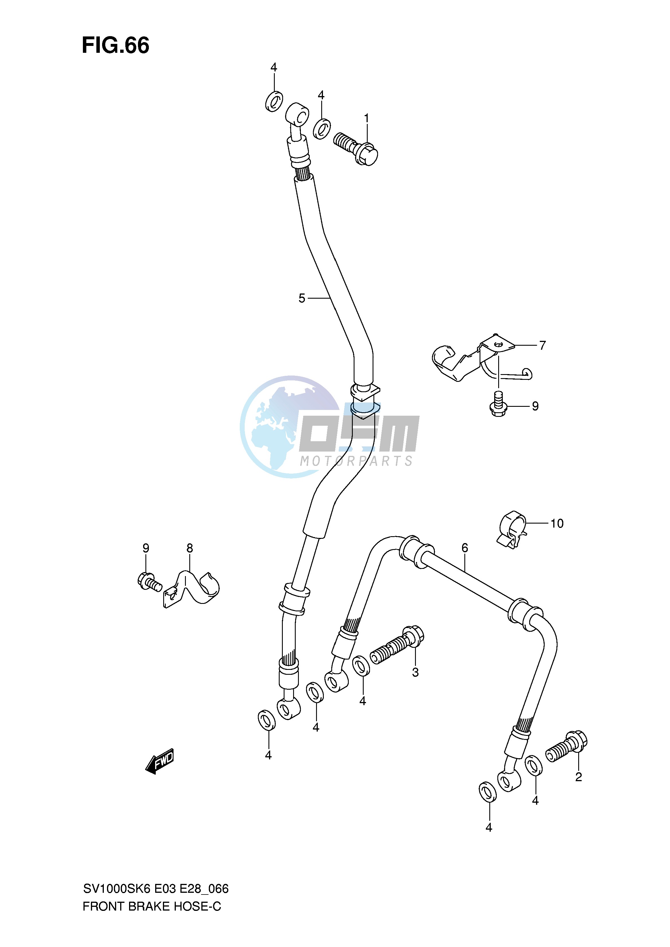 FRONT BRAKE HOSE