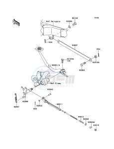 W800 EJ800ACF GB XX (EU ME A(FRICA) drawing Brake Pedal