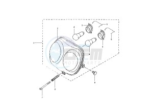 YN R NEO'S 50 drawing HEADLIGHT