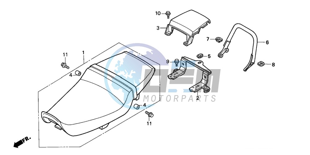 SEAT/SEAT COWL