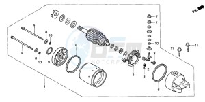 CB500S drawing STARTING MOTOR