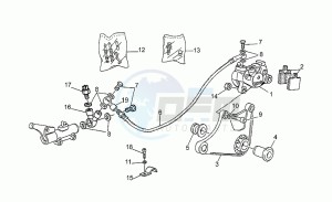 V 65 650 Florida Florida drawing Rear brake cal.-spoked wheel