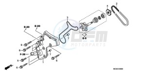 ST13009 France - (F / CMF MME) drawing WATER PUMP COVER