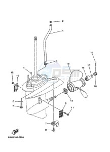 F25LEHA-2009 drawing LOWER-CASING-x-DRIVE-2