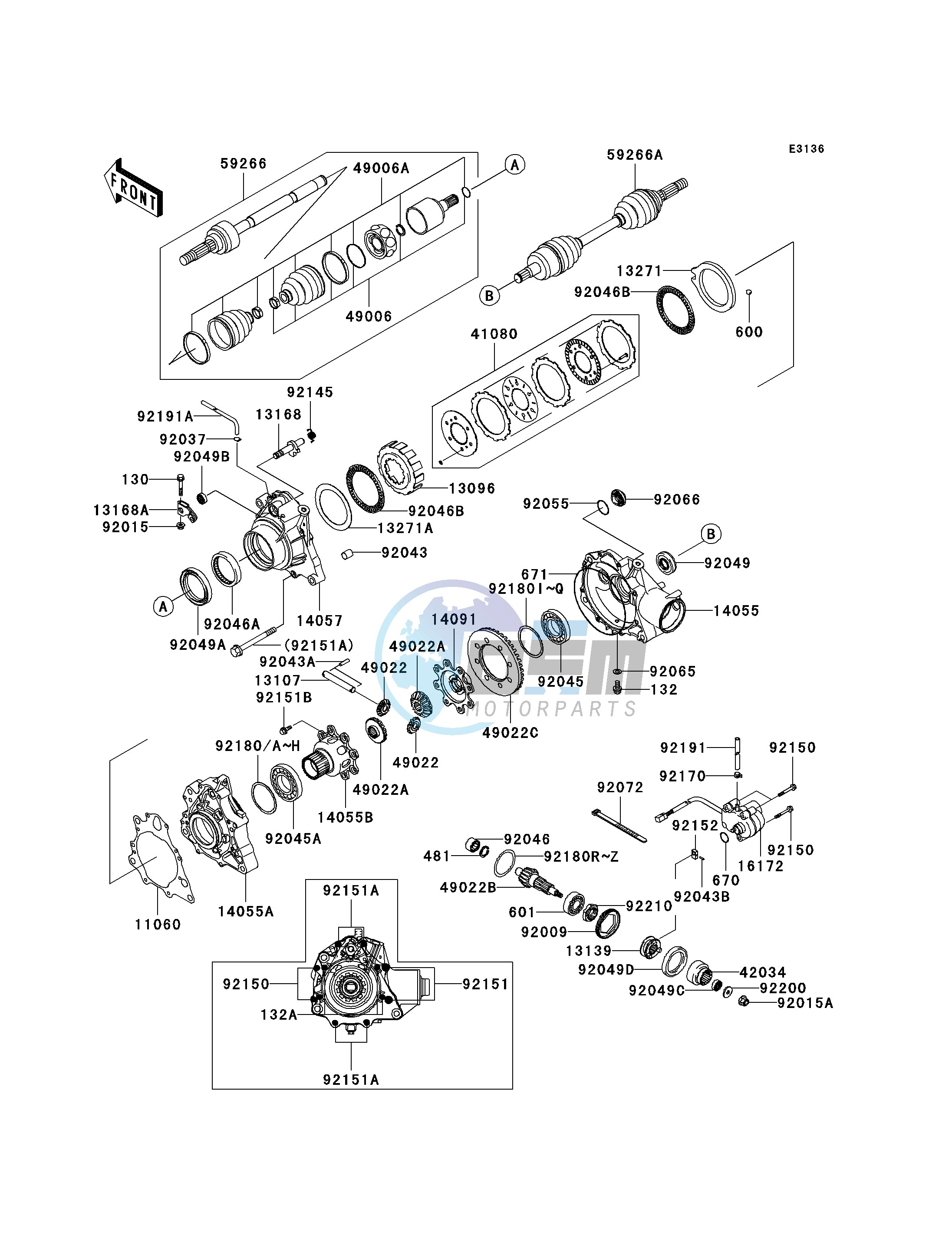 DRIVE SHAFT-FRONT