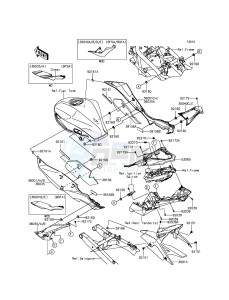 NINJA_250SL_ABS BX250BFF XX (EU ME A(FRICA) drawing Side Covers/Chain Cover