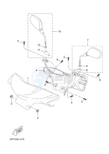 YN50 NEO'S (2APF 2APF 2APF) drawing COWLING 1