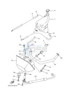 YFM700R YFM7RD RAPTOR 700R (1PE2 1PE3 1PE4) drawing OIL TANK