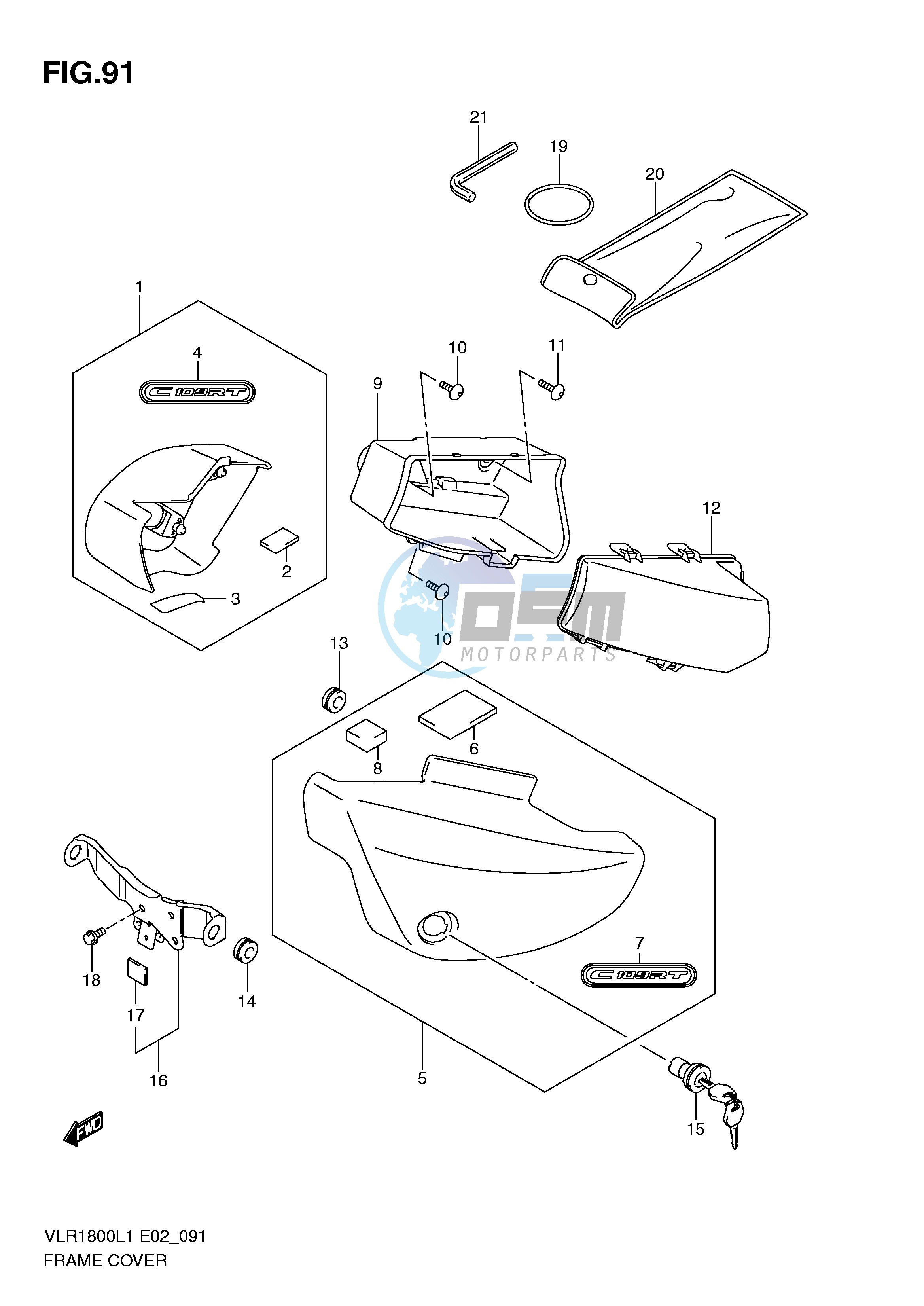 FRAME COVER (VLR1800TL1 E24)