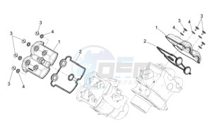 Shiver 750 drawing Valves cover