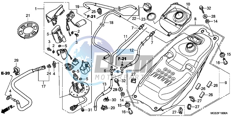 FUEL TANK/ FUEL PUMP