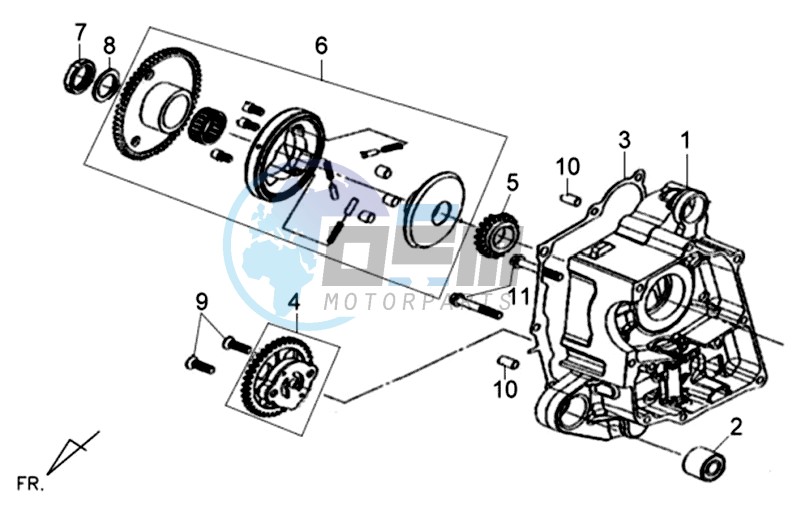 CRANKCASE RIGHT