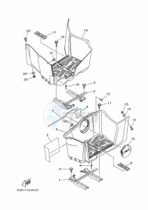 YFM700FWAD GRIZZLY 700 EPS (BDE2) drawing STAND & FOOTREST