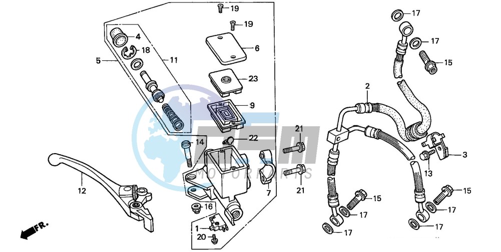 FRONT BRAKE MASTER CYLINDER (1)