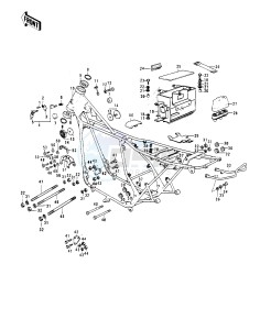 KH 400 A (A3-A5) drawing FRAME_FRAME FITTINGS